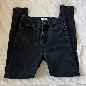 LOFT Black skinny stretch jeans size 27/4